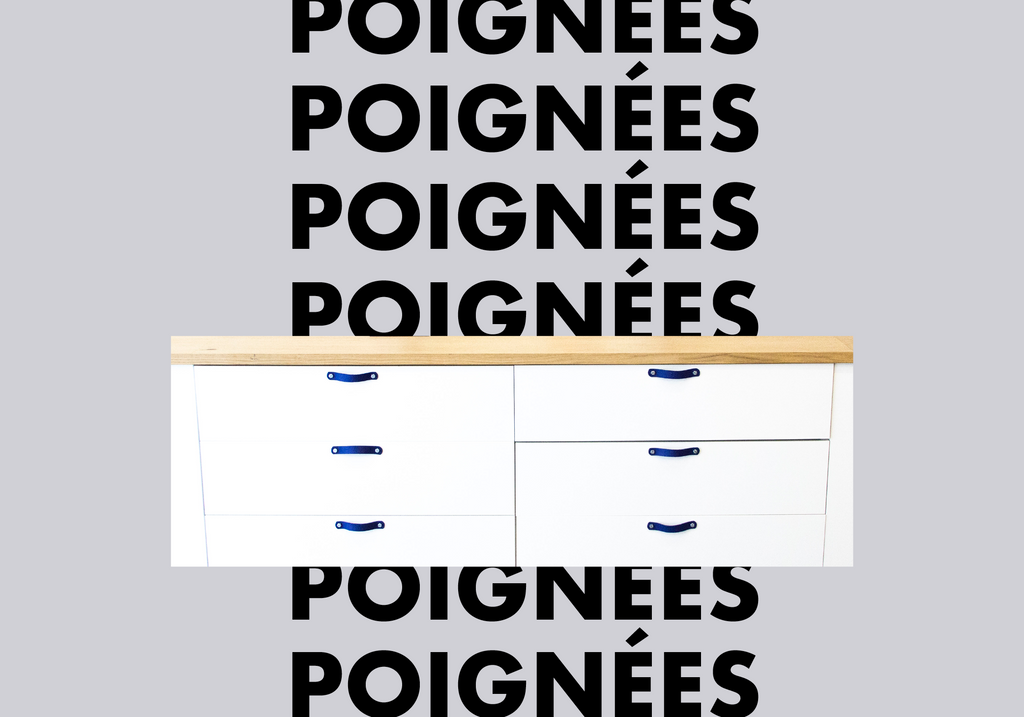 POIGNÉES EN CUIR <br> Tuto DIY