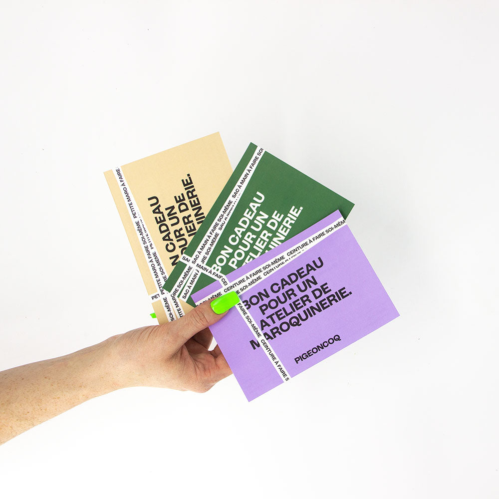 Option Carte Cadeau Papier & plume personnalisée