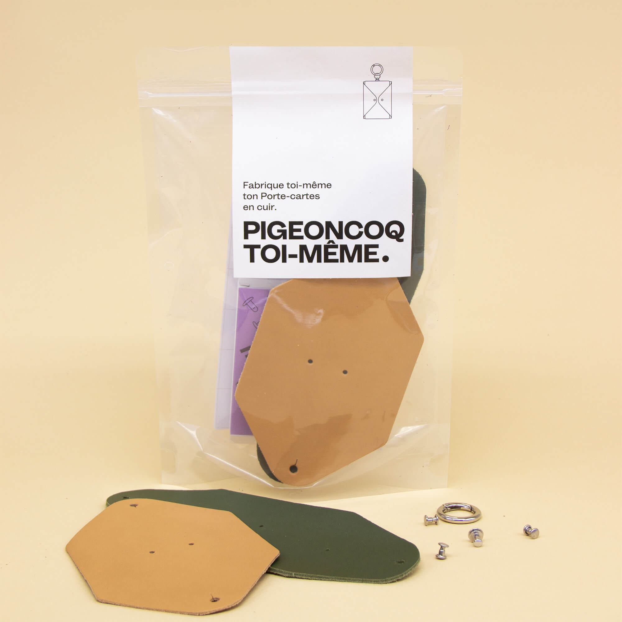 Kit DIY porte-cartes reverso