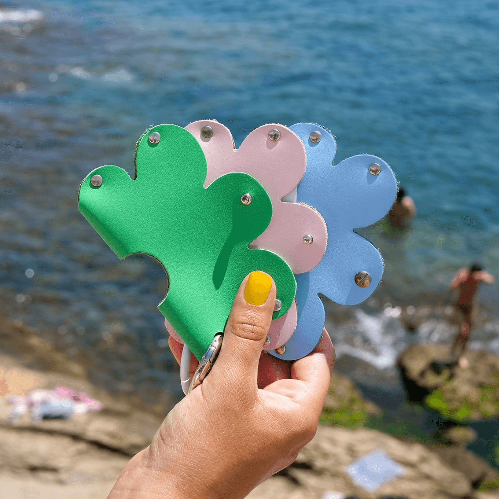 PORTE-CARTES FLEUR