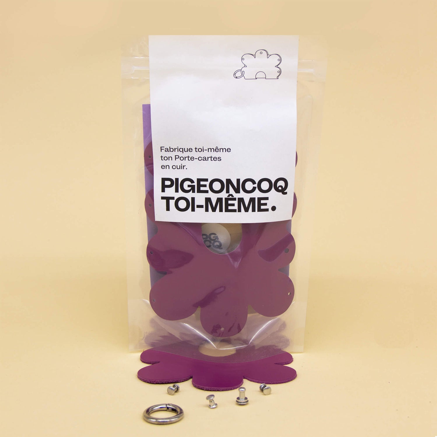 Kit DIY porte-cartes fleur