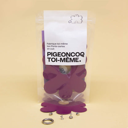 Kit DIY porte-cartes fleur