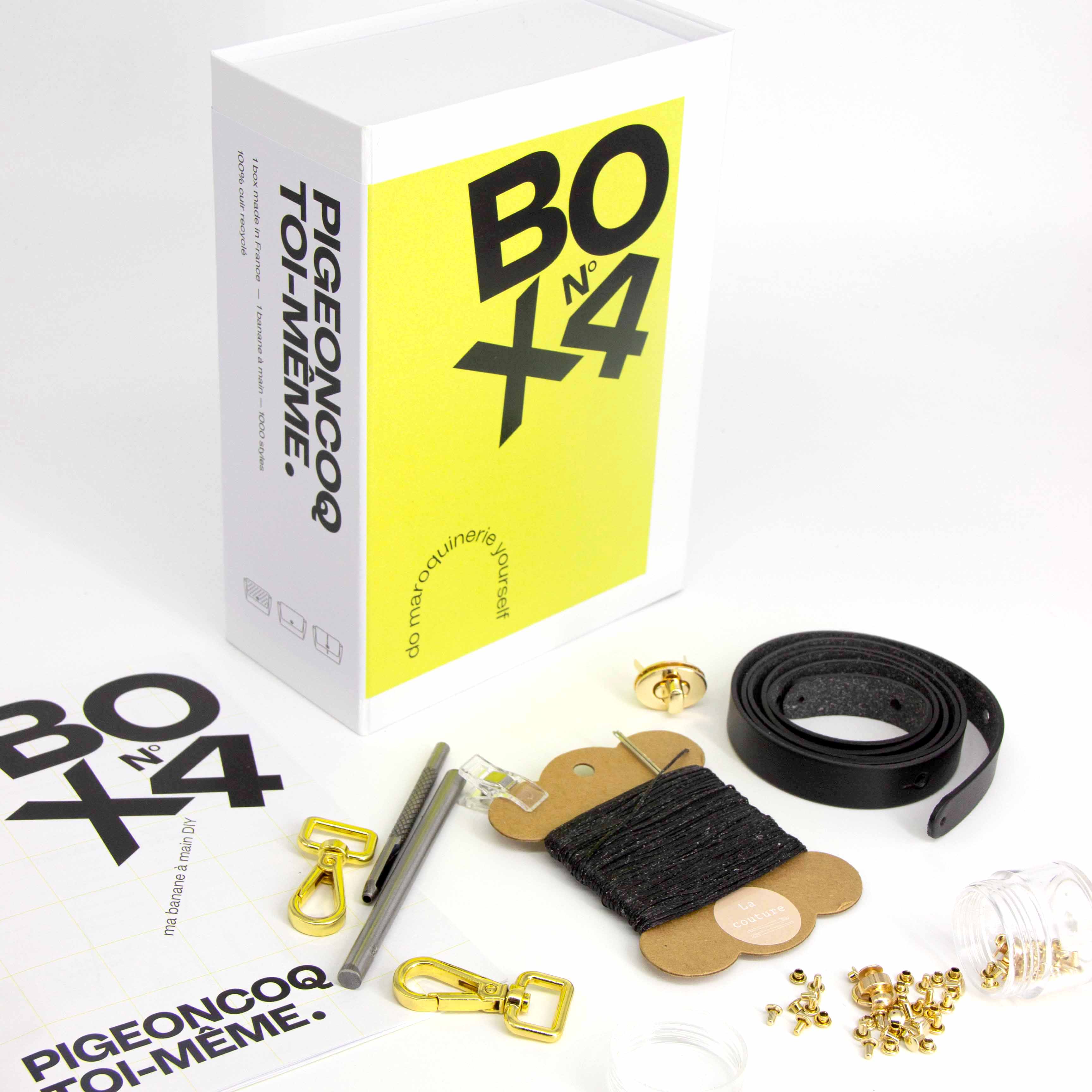  Kit diy banane couture cuir pigeocoq